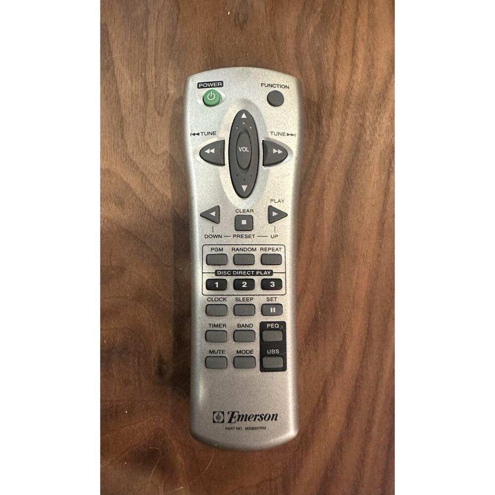 Emerson MS8007RM Replacement Remote Control